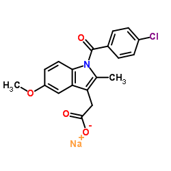 cas no 7681-54-1 is sodium,2-[1-(4-chlorobenzoyl)-5-methoxy-2-methylindol-3-yl]acetate
