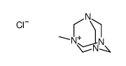 cas no 76902-90-4 is 1-Methyl-3,5,7-triaza-1-azonia tricyclo (3.3.1.1.(3.7)) decane