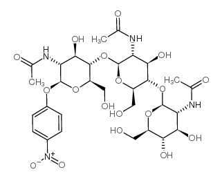 cas no 7699-38-9 is p-nitrophenyl beta-d-n,n',n''-triacetylchitotriose