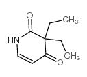 cas no 77-04-3 is 2,4(1H,3H)-Pyridinedione,3,3-diethyl-