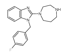 cas no 770690-79-4 is 2-[1,4]DIAZEPAN-1-YL-1-(4-FLUORO-BENZYL)-1H-BENZOIMIDAZOLE