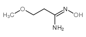 cas no 77072-12-9 is n-hydroxy-3-methoxy-propionamidine