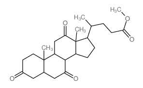 cas no 7727-82-4 is methyl 4-(10,13-dimethyl-3,7,12-trioxo-1,2,4,5,6,8,9,11,14,15,16,17-dodecahydrocyclopenta[a]phenanthren-17-yl)pentanoate
