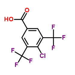 cas no 773108-93-3 is 4-Chloro-3,5-bis(trifluoromethyl)benzoic acid
