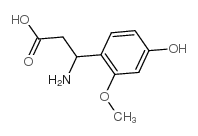 cas no 773124-31-5 is 3-AMINO-3-(4-HYDROXY-2-METHOXY-PHENYL)-PROPIONIC ACID