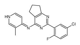 cas no 773138-62-8 is 2-(5-chloro-2-fluorophenyl)-N-(3-methylpyridin-4-yl)-6,7-dihydro-5H-cyclopenta[d]pyrimidin-4-amine
