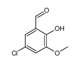 cas no 7740-05-8 is 5-Chloro-2-hydroxy-3-methoxybenzaldehyde