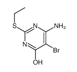 cas no 77708-90-8 is 6-amino-5-bromo-2-(ethylthio)pyrimidin-4-ol