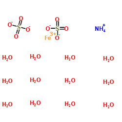 cas no 7783-83-7 is Ammonium iron(III) sulfate dodecahydrate
