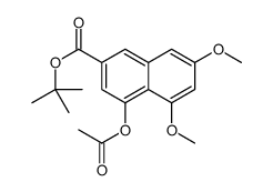 cas no 78395-58-1 is 2-Methyl-2-propanyl 4-acetoxy-5,7-dimethoxy-2-naphthoate