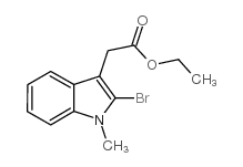 cas no 786704-07-2 is Ethyl 2-?(2-?bromo-?1-?methyl-?1H-?indol-?3-?yl)?acetate