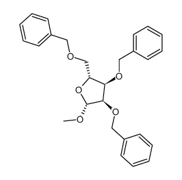 cas no 79083-29-7 is 1-O-methyl-2,3,5-tri-O-benzyl-β-D-ribofuranoside