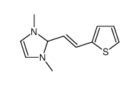 cas no 791586-11-3 is 1H-Imidazole,2,3-dihydro-1,3-dimethyl-2-[(1E)-2-(2-thienyl)ethenyl]-(9CI)