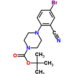 cas no 791846-40-7 is tert-Butyl 4-(4-bromo-2-cyanophenyl)piperazine-1-carboxylate