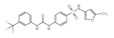 cas no 793677-83-5 is N-(5-METHYLISOXAZOL-3-YL)-4-(3-(3-(TRIFLUOROMETHYL)PHENYL)UREIDO)BENZENESULFONAMIDE
