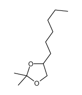 cas no 79413-15-3 is 2,2-Dimethyl-4-hexyl-1,3-dioxolane