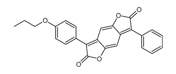 cas no 79694-17-0 is Benzo1,2-b:4,5-bdifuran-2,6-dione, 3-phenyl-7-(4-propoxyphenyl)-