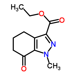 cas no 802541-13-5 is Ethyl 1-methyl-7-oxo-4,5,6,7-tetrahydro-1H-indazole-3-carboxylate