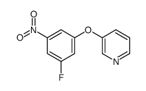 cas no 803700-29-0 is 3-(3-fluoro-5-nitrophenoxy)pyridine