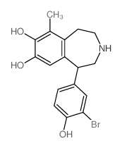 cas no 80751-81-1 is 1-(3-bromo-4-hydroxyphenyl)-6-methyl-2,3,4,5-tetrahydro-1H-benzo[d]azepine-7,8-diol