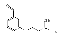cas no 81068-25-9 is 3-[2-(dimethylamino)ethoxy]benzaldehyde