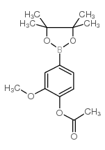 cas no 811841-45-9 is 2-Methoxy-4-(4,4,5,5-tetramethyl-1,3,2-dioxaborolan-2-yl)phenyl acetate