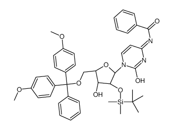cas no 81256-87-3 is N-(1-((2R,3R,4R,5R)-5-((BIS(4-METHOXYPHENYL)(PHENYL)METHOXY)METHYL)-3-((TERT-BUTYLDIMETHYLSILYL)OXY)-4-HYDROXYTETRAHYDROFURAN-2-YL)-2-OXO-1,2-DIHYDROPYRIMIDIN-4-YL)BENZAMIDE