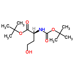 cas no 81323-58-2 is 2-Methyl-2-propanyl N-{[(2-methyl-2-propanyl)oxy]carbonyl}-L-homoserinate
