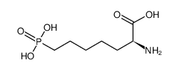 cas no 81338-24-1 is (2S)-2-amino-7-phosphonoheptanoic acid