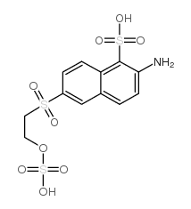 cas no 81417-89-2 is 2-Amino-6-(2-(sulfooxy)ethylsulfonyl)naphthalene-1-sulfonic acid