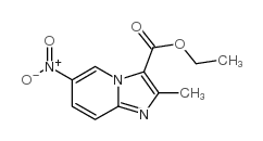 cas no 81438-60-0 is 2-METHYL-6-NITRO-IMIDAZO[1,2-A]PYRIDINE-3-CARBOXYLIC ACID ETHYL ESTER