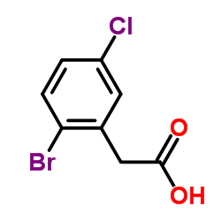 cas no 81682-38-4 is (2-Bromo-5-chlorophenyl)acetic acid
