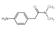 cas no 81709-36-6 is 2-(4-Aminophenyl)-N,N-dimethylacetamide