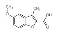 cas no 81718-77-6 is 5-METHOXY-3-METHYL-BENZOFURAN-2-CARBOXYLIC ACID