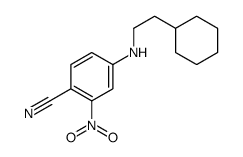 cas no 821777-09-7 is 4-(2-cyclohexylethylamino)-2-nitrobenzonitrile
