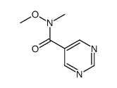 cas no 823189-68-0 is N-methoxy-N-methylpyrimidine-5-carboxamide