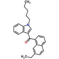 cas no 824960-64-7 is 1-Pentyl-3-(4-ethyl-1-naphthoyl)indole