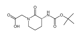 cas no 82611-51-6 is (R)-2-(3-(TERT-BUTOXYCARBONYLAMINO)-2-OXOPIPERIDIN-1-YL)ACETIC ACID