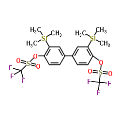 cas no 828282-80-0 is [4-[4-(trifluoromethylsulfonyloxy)-3-trimethylsilylphenyl]-2-trimethylsilylphenyl] trifluoromethanesulfonate