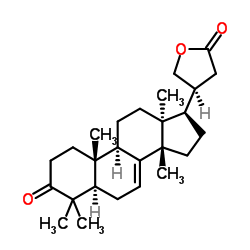 cas no 828935-47-3 is 3-Oxo-24,25,26,27-tetrartirucall-7-en-23,21-olide