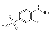 cas no 832714-48-4 is 2-FLUORO-4-(METHYLSULFONYL)PHENYL]HYDRAZINE