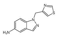 cas no 833474-37-6 is 1-(1,3-thiazol-4-ylmethyl)indazol-5-amine