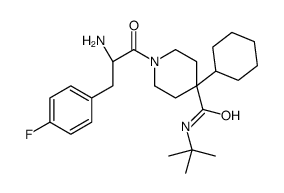 cas no 834888-50-5 is 1-[(2R)-2-amino-3-(4-fluorophenyl)propanoyl]-N-tert-butyl-4-cyclo hexyl-piperidine-4-carboxamide
