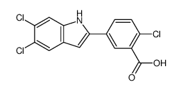 cas no 835595-01-2 is 2-chloro-5-(5,6-dichloro-1H-indol-2-yl)benzoic acid