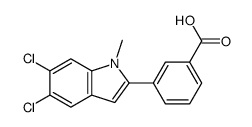 cas no 835595-02-3 is 3-(5,6-dichloro-1-methylindol-2-yl)benzoic acid