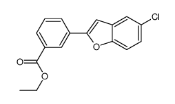 cas no 835595-15-8 is ethyl 3-(5-chloro-1-benzofuran-2-yl)benzoate