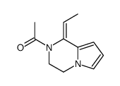 cas no 835874-64-1 is Pyrrolo[1,2-a]pyrazine, 2-acetyl-1-ethylidene-1,2,3,4-tetrahydro- (9CI)