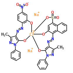 cas no 83833-37-8 is Chromate(2-), [2,4-dihydro-4-[(2-hydroxy-4-nitrophenyl)azo]-5-methyl-2-phenyl-3H-pyrazol-3-onato(2-)][4-[(4,5-dihydro-3-methyl-5-oxo-1-phenyl-1H-pyrazol-4-yl)azo]-3-hydroxy-1-naphthalenesulfonato(3-)]-, disodium