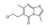 cas no 83863-77-8 is 6-(2-chloroethyl)-3,7-dimethyl-5H-thiazolo[3,2-a]pyrimidin-5-one