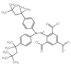 cas no 84077-81-6 is 2,2-DI(4-TERT-OCTYLPHENYL)-1-PICRYL-HYDRAZYL, FREE RADICAL